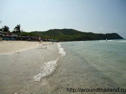 Island Koh Lan (OSR) - az egyik legnagyobb sziget Thaiföldön (Koh Larn) - körül Thaiföld