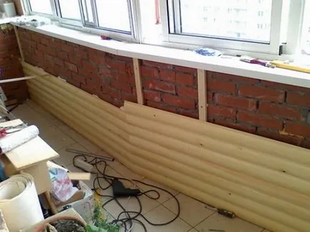 Finisaje de lux bloc de balcon - ca o instalație de master, fără experiență