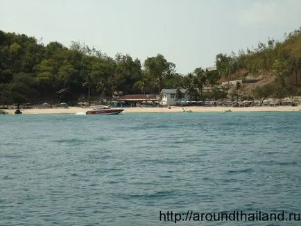 Island Koh Lan (OSR) - az egyik legnagyobb sziget Thaiföldön (Koh Larn) - körül Thaiföld
