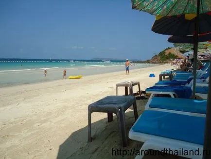 Island Koh Lan (OSR) - az egyik legnagyobb sziget Thaiföldön (Koh Larn) - körül Thaiföld