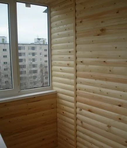 Finisaje de lux bloc de balcon - ca o instalație de master, fără experiență