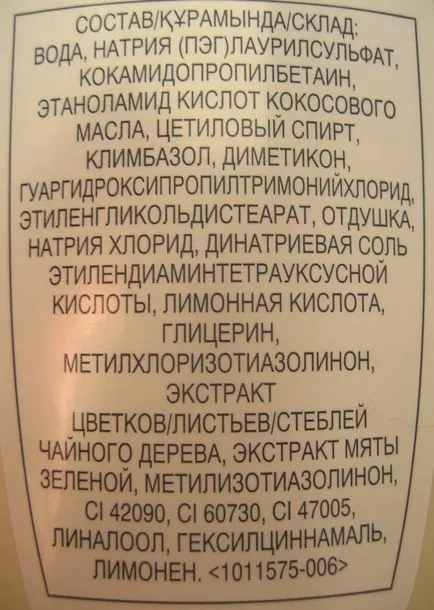 Преглед на шампоан против пърхот Avon Naturals мента и чаено дърво в Украйна