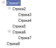 Чрез всички линии на дървото на ценности в дълбочина