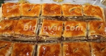 Baklava leveles tészta recept fotókkal, lépésről lépésre főzés