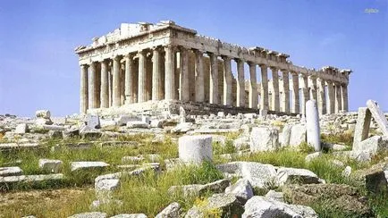 Parthenon - un templu în onoarea zeiței Atena