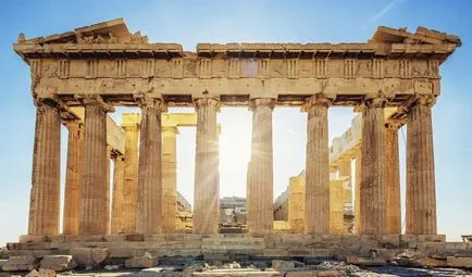 Parthenon - egy templomot tiszteletére az istennő Athena