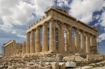 Parthenon legenda, a történelem az építési leírását (fotók)