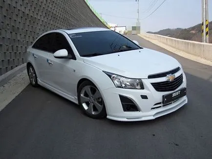 Az első és hátsó lökhárító a Chevrolet Cruze