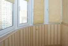 Perdelele pe perdele balcon foto pe balcon, romane atârnă fără streșini, cu propriile lor mâini pentru a face