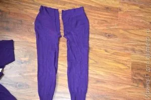 Pants gyermek egy régi pulóvert, 30 perc alatt