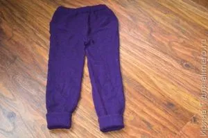 Pants gyermek egy régi pulóvert, 30 perc alatt