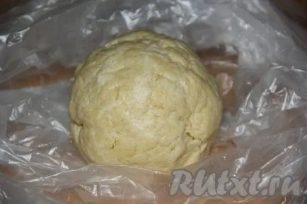 Pite csirke, gomba, sajt - a recept egy fotó