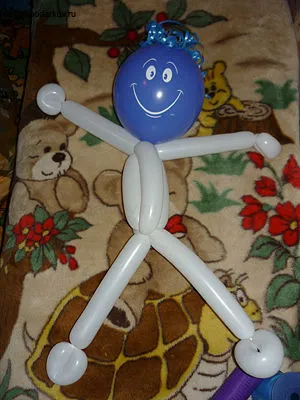 Изделия от балони - мъж - с инструкции снимка