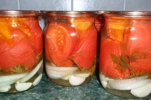 Tomate cu ulei de floarea-soarelui pentru iarna - retete culinare