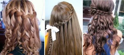 Hairstyle Falls - instrucțiuni pas cu pas, cu fotografii și video