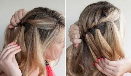 Hairstyle Falls - instrucțiuni pas cu pas, cu fotografii și video