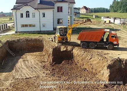 Fejlesztés alatt a talaj alapítványok, tanácsot tulajdonosok - építők ötletek, mesterek, a tulajdonosok