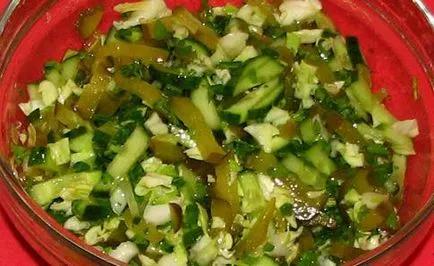 Salátát ecetes megfelelő receptet egy fotó