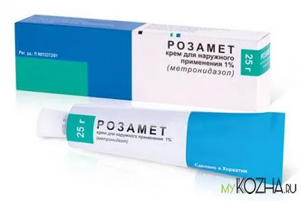 Rozamet употреба акне, странични ефекти и коментари