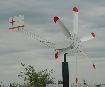 Ниска скорост шест лопатки на вятърни турбини