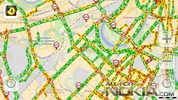 Letöltés Yandex térképek navigációs szoftver a Nokia
