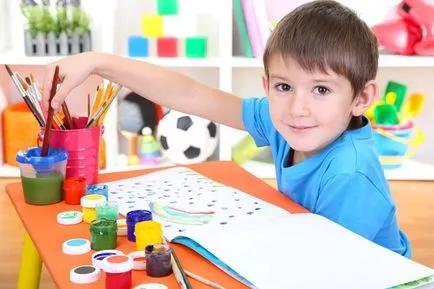 Цвят символика в детски рисунки