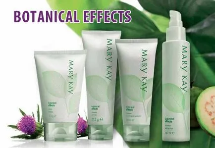 Sistemul de îngrijire a pielii se confruntă cu descriere efecte botanice - cosmetice Mary Kay