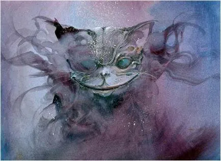 Cheshire Cat in grafikus művészek - mesterek Fair - kézzel készített, kézzel készített