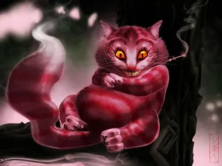 Cheshire Cat in grafikus művészek - mesterek Fair - kézzel készített, kézzel készített