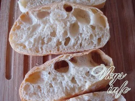 Ciabatta у дома във фурната