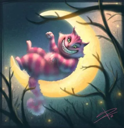 Cheshire Cat in grafikus művészek - mesterek Fair - kézzel készített, kézzel készített