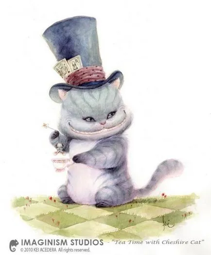 Cheshire Cat in grafikus művészek - mesterek Fair - kézzel készített, kézzel készített