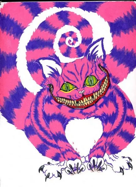 Cheshire Cat in grafikus művészek - mesterek Fair - kézzel készített, kézzel készített