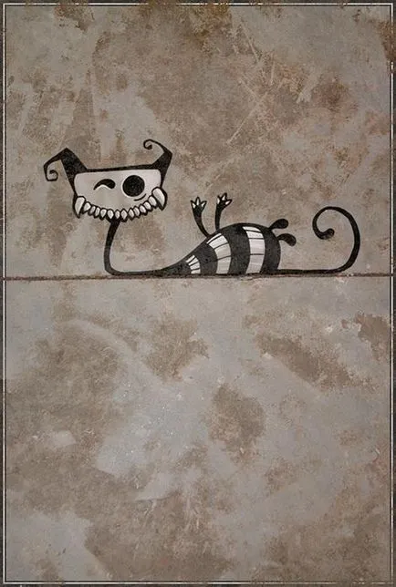 Cheshire Cat in grafikus művészek - mesterek Fair - kézzel készített, kézzel készített