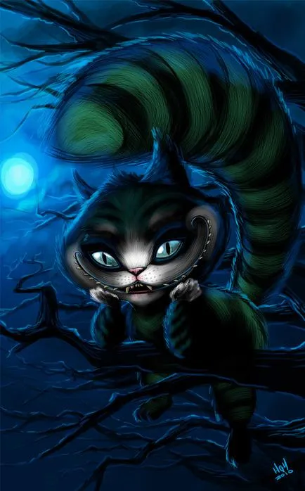 Cheshire Cat in grafikus művészek - mesterek Fair - kézzel készített, kézzel készített