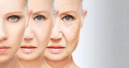A bőr öregedését, korai öregedés