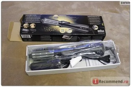 Styler satin braun hair styling 7 720 în funcție de iontecas ionizare - «coafura de la ambele