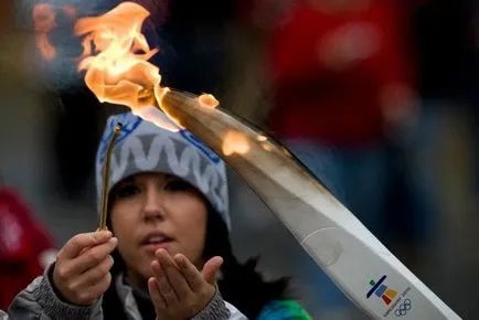 Fii un releu Torchbearer „Soci 2014“ Torța olimpică!