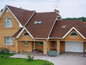 Építése a tető egy vidéki ház