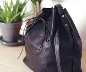 Shopper táska dupla csattal (DIY)