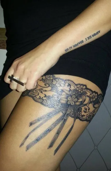 Tattoo harisnyakötő - érték tetoválás minták és képek