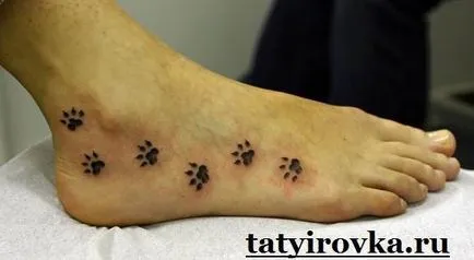 tatuaje Paw și semnificația lor