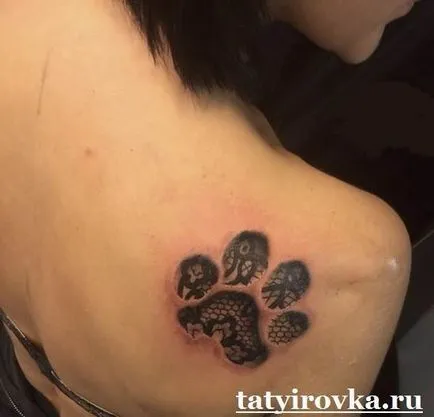 tatuaje Paw și semnificația lor