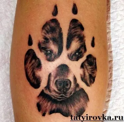 tatuaje Paw și semnificația lor