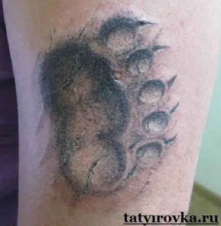 tatuaje Paw și semnificația lor