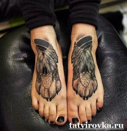 tatuaje Paw și semnificația lor