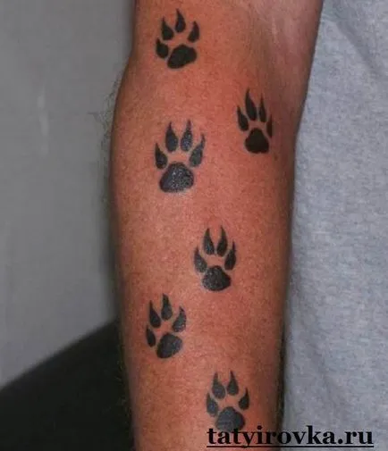 tatuaje Paw și semnificația lor