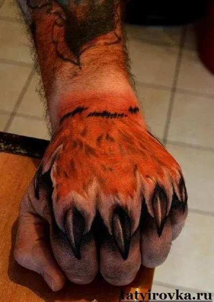 tatuaje Paw și semnificația lor