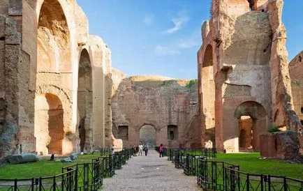 Băile lui Caracalla din Roma, descriere, istorie, cum să obțineți