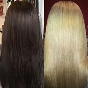 fotografii nuanțare par inainte si dupa pentru blonde, brunete, întuneric, blond și părul blond